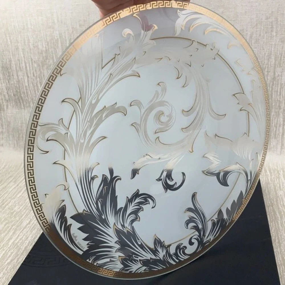 VERSACE LARGE PLATTER / SERVING PLATE ARABESQUE - Picture 7 of 10